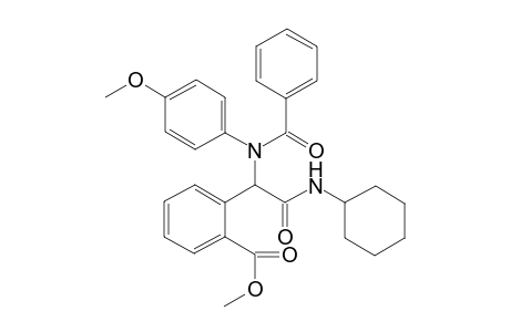 Methyl 2-(2-(cyclohexylamino)-1-(N-(4-methoxy phenyl)benzamido)-2-oxoethyl)benzoate