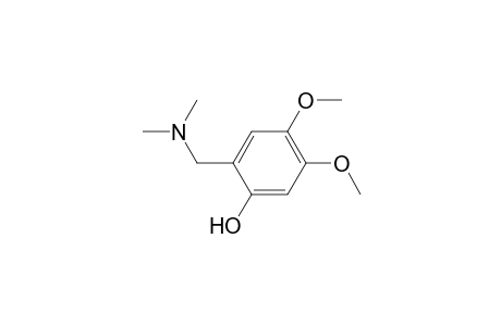 2-[(dimethylamino)methyl]-4,5-dimethoxyphenol