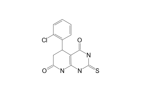 5-(2-CHLOROPHENYL)-4,7-DIOXO-2-THIOXO-1,2,3,4,5,6,7,8-OCTAHYDROPYRIDO-[2,3-D]-PYRIMIDINE