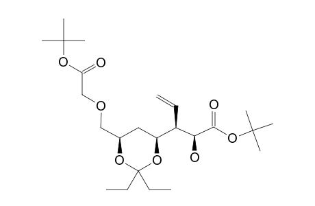 [SYN(3,*),SYN(2,3)-9];TERT.-BUTYL-(2S,3S)-3-[(4S,6R)-6-[(2-TERT.-BUTOXY-2-OXOETHOXY)-METHYL]-2,2-DIETHYL-1,3-DIOXAN-4-YL]-2-HYDROXYPHENT-4-ENOATE