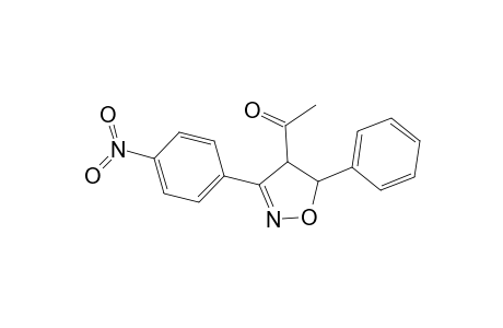 1-[3-(4-Nitrophenyl)-5-phenyl-4,5-dihydro-4-isoxazolyl]ethanone