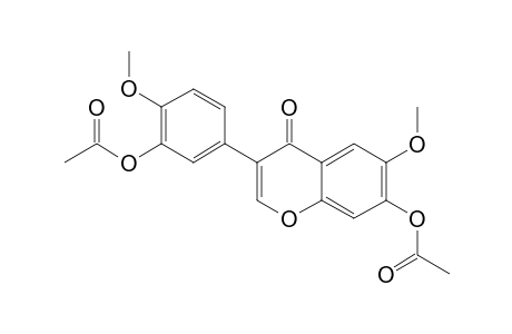 7-ACETOXY-3-(3-ACETOXY-4-METHOXYPHENYL)-6-METHOXY-4H-1-BENZOPYRAN-4-ONE