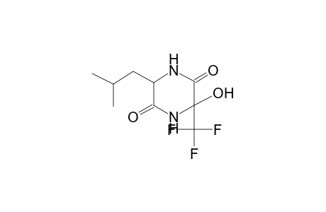 3-Hydroxy-6-(2-methylpropyl)-3-(trifluoromethyl)piperazine-2,5-dione