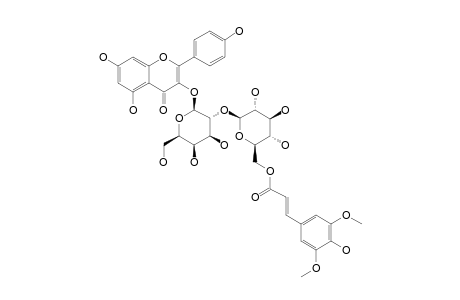 KAEMPFEROL-3-O-[6'''-O-SINAPOYL-BETA-D-GLUCOPYRANOSYL]-(1->2)-BETA-D-GALACTOPYRANOSIDE