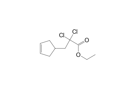 3-Cyclopentene-1-propanoic acid, .alpha.,.alpha.-dichloro-, ethyl ester