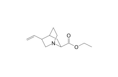 1-Azabicyclo[2.2.2]octane-2-carboxylic acid, 5-ethenyl-, ethyl ester