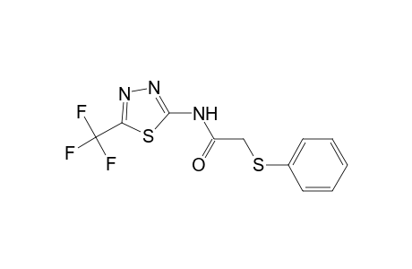 2-(Phenylsulfanyl)-N-[5-(trifluoromethyl)-1,3,4-thiadiazol-2-yl]acetamide