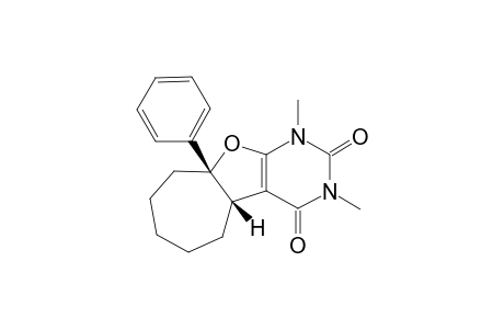 2,4-Dimethyl-5a-phenyl-2,4-diaza-1,2,3,4,5a,7,8,9,10,10a-decahydro-6H-cyclohepta[b]benzofuran-1,3-dione