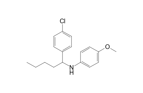 N-[1-(4-Chlorophenyl)pentyl]-N-(4-methoxyphenyl)amine