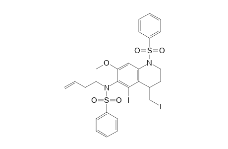 N-but-3-enyl-N-[5-iodanyl-4-(iodanylmethyl)-7-methoxy-1-(phenylsulfonyl)-3,4-dihydro-2H-quinolin-6-yl]benzenesulfonamide