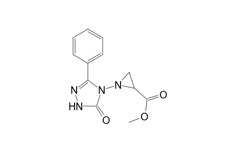 1-(5-keto-3-phenyl-1H-1,2,4-triazol-4-yl)ethylenimine-2-carboxylic acid methyl ester