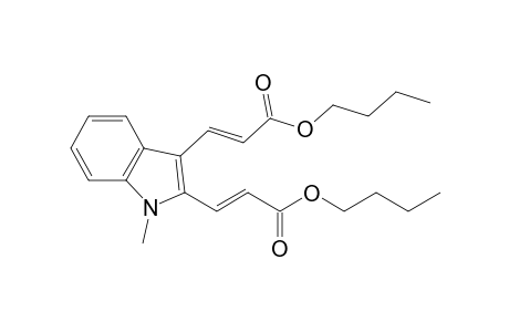 Dibutyl 3,3'-(1-methyl-1H-indole-2,3-diyl)diacrylate