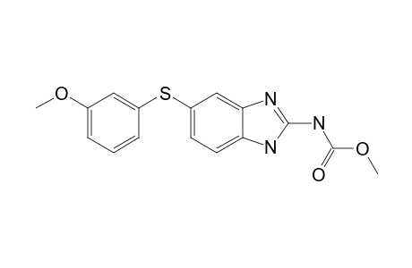 METHYL-5-(META-METHOXYPHENYLTHIO)-2-BENZIMIDAZOLECARBAMATE