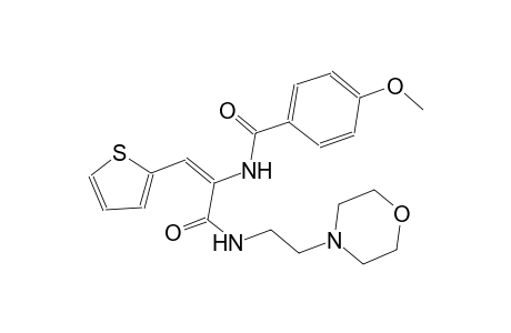 benzamide, 4-methoxy-N-[(E)-1-[[[2-(4-morpholinyl)ethyl]amino]carbonyl]-2-(2-thienyl)ethenyl]-