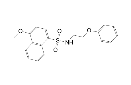 4-Methoxy-naphthalene-1-sulfonic acid (2-phenoxy-ethyl)-amide