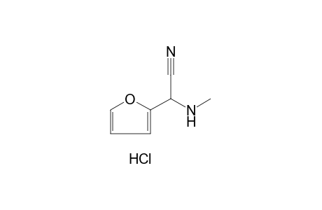 alpha-(METHYLAMINO)-2-FURANACETONITRILE, HYDROCHLORIDE