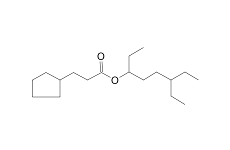 1,4-Diethylhexyl 3-cyclopentylpropanoate