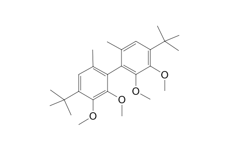 rac-4,4'-Di-tert-butyl-2,3,2',3'-tetramethoxy-6,6'-dimethylbiphenol