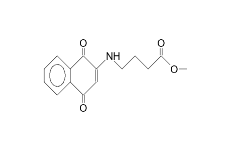 2-(3-Methoxycarbonyl-propylamino)-1,4-naphthoquinone