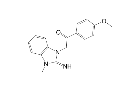 2-(2-Imino-3-methyl-2,3-dihydro-1H-benzimidazol-1-yl)-1-(4-methoxyphenyl)ethanone