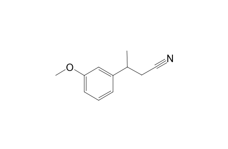 3-(3-Methoxyphenyl)butanenitrile