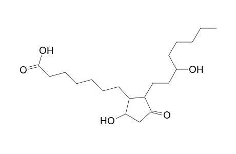 7-(2-(3-hydroxyoctyl)-5-hydroxy-3-oxo-cyclopentyl)heptanoic acid
