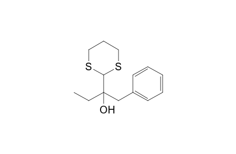 2-(1,3-Dithian-2-yl)-1-phenylbutan-2-ol
