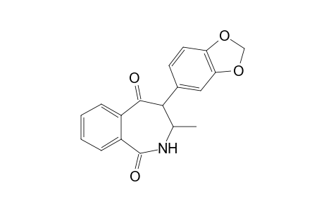3,4-Dihydro-4-(1',3'-benzodioxol-5'-yl)-1H-[2]benzazepine-1,5(2H)-dione