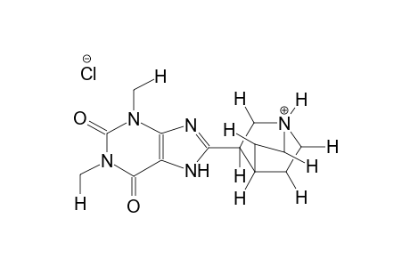 1,3-DIMETHYL-8-(QUINUCLIDYL-3)XANTHINE HYDROCHLORIDE