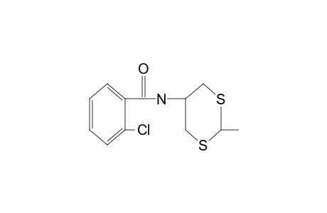 o-chloro-N-(2-methyl-m-dithian-5-yl)benzamide