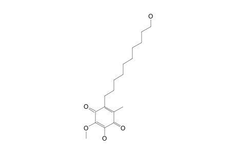 DEGRADATION-PRODUCT;2-HYDROXY-5-(10-HYDROXYDECYL)-3-METHOXY-6-METHYLCYCLOHEXA-2,5-DIENE-1,4-DIONE