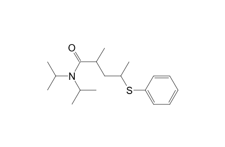 Pentanamide, 2-methyl-N,N-bis(1-methylethyl)-4-(phenylthio)-, (R*,S*)-