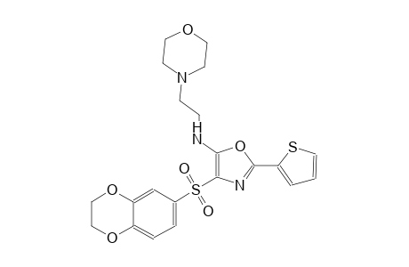 4-morpholineethanamine, N-[4-[(2,3-dihydro-1,4-benzodioxin-6-yl)sulfonyl]-2-(2-thienyl)-5-oxazolyl]-