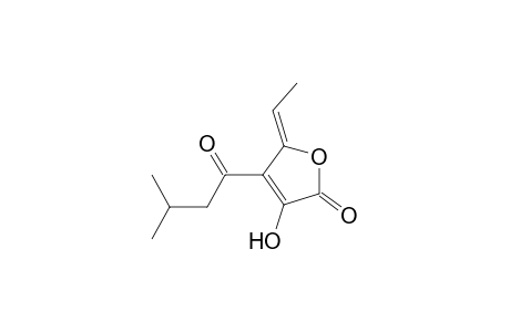 (5Z)-5-ethylidene-3-hydroxy-4-(3-methyl-1-oxobutyl)-2-furanone