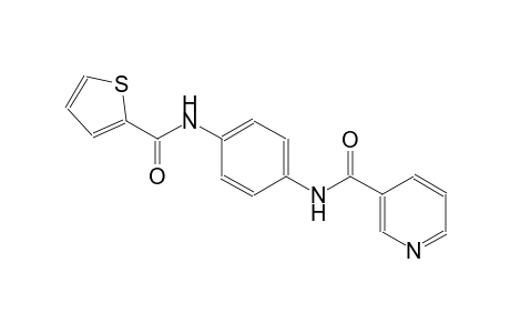 N-{4-[(2-thienylcarbonyl)amino]phenyl}nicotinamide
