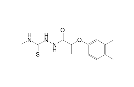 2-[2-(3,4-dimethylphenoxy)propanoyl]-N-methylhydrazinecarbothioamide