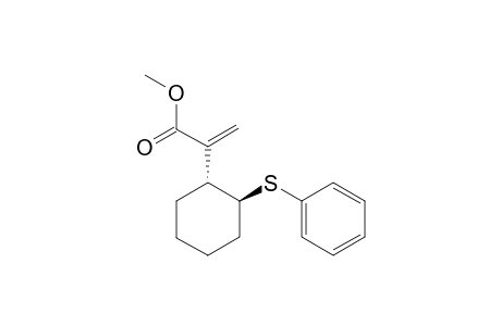 Methyl 2-[trans-2-(phenylsulfanyl)cyclohexyl]acrylate