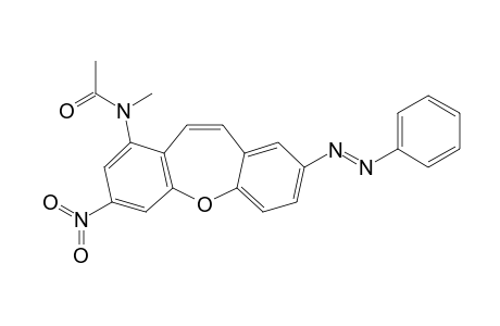 Acetamide, N-methyl-N-[3-nitro-8-(phenylazo)dibenzo[b,f]oxepin-1-yl]-