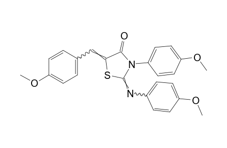 5-(p-Methoxybenzylidene)-3-(p-methoxyphenyl)-2-[(p-methoxyphenyl)imino]-4-thiazolidinone