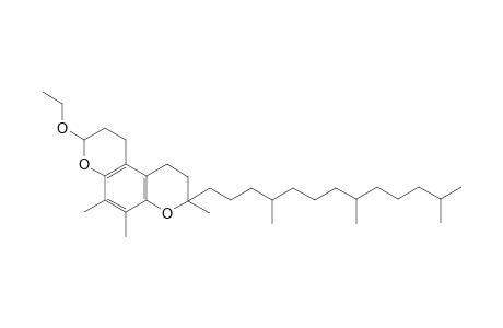 8-Ethoxy-1,2,3,8,9,10-hexahydro-3,5,6-trimethyl-3-(4,8,12-trimethyltridecyl)pyano[3,2-f]chroman