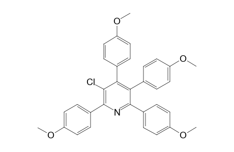 3-Chloro-2,4,5,6-tetrakis(4-methoxyphenyl)pyridine