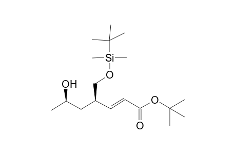(E,4R,6R)-4-[[tert-butyl(dimethyl)silyl]oxymethyl]-6-hydroxy-2-heptenoic acid tert-butyl ester