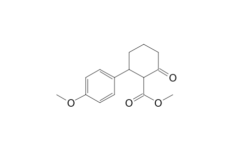 3-(4-Methxyphenyl)-2-(methoxycarbonyl)cyclohexanone