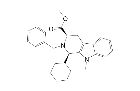 CIS-2-BENZYL-1-CYCLOHEXYL-3-(METHOXYCARBONYL)-9-METHYL-1,2,3,4-TETRAHYDRO-9H-PYRIDO-[3.4-B]-INDOLE