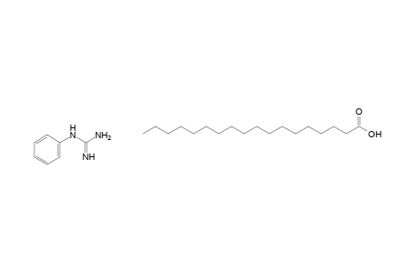 phenylguanidine, stearate (1:1) salt