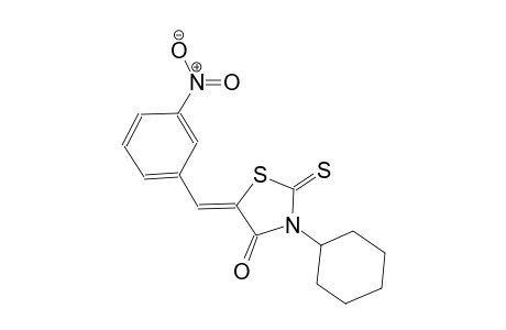 4-thiazolidinone, 3-cyclohexyl-5-[(3-nitrophenyl)methylene]-2-thioxo-, (5Z)-