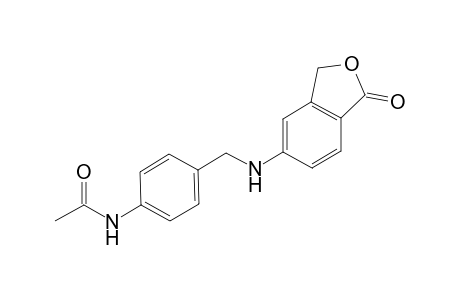 Acetamide, N-[4-[[(1,3-dihydro-1-oxo-5-isobenzofuranyl)amino]methyl]phenyl]-