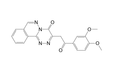 3-[2-(3,4-dimethoxyphenyl)-2-keto-ethyl]-[1,2,4]triazino[3,4-a]phthalazin-4-one