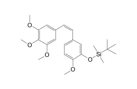 (Z)-5-(3-tert-Butyldimethylsilyloxy-4-methoxystyrl)-1,2,3-trimethoxybenzene