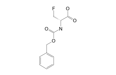 2-(R)-BENZYLOXYCARBONYLAMINO-3-FLUORO-PROPIONIC-ACID